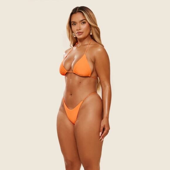 Mars the Label Teeny Bikini In Orange size 4 - Picture 2 of 11